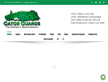 Tablet Screenshot of gator-guards.com